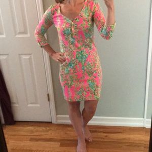 Lilly Pulitzer quarter sleeve dress
